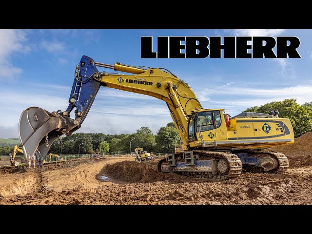 Earthmoving with Liebherr R976