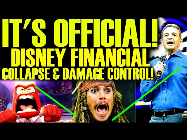 BOB IGER FREAKS OUT WITH DISNEY FINANCIAL COLLAPSE! IT'S OFFICIAL AS DAMAGE CONTROL GETS WORSE!