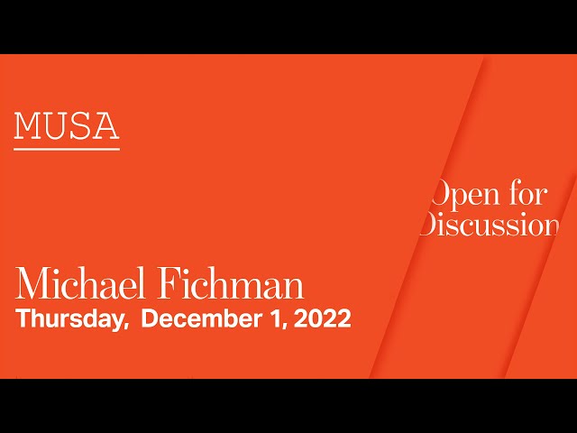 The Weitzman School Presents: Michael Fichman