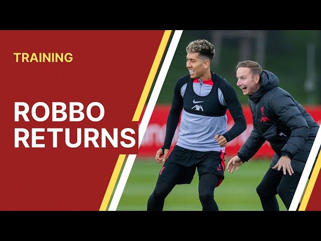 Robertson, Oxlade return | Liverpool FC training #UCL