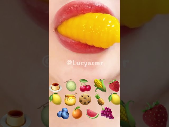 ASMR Eating Emoji Food Challenge TikTok Mashup 2023 Compilation Mukbang 먹방 #1 #mukbang #asmreating
