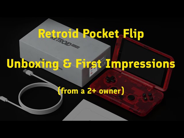Retroid Pocket Flip Unboxing & First Overview (from a retroid 2+ owner)