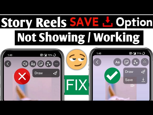 Instagram Reels video save option Not Showing | Instagram Story save option not showing |Not working