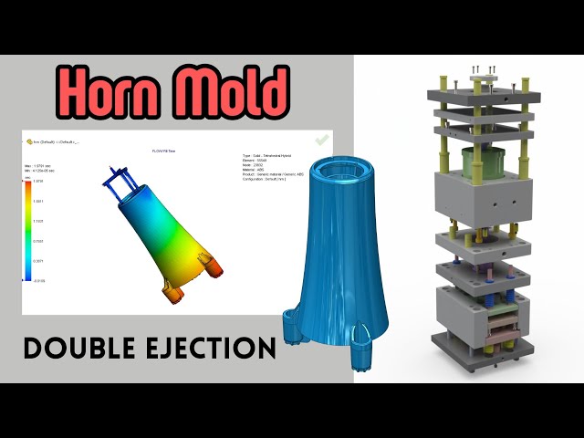 Three Plate Mold Design - Double Ejection