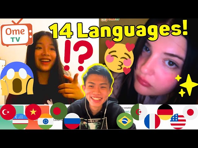 Polyglot Surprises Strangers ONE AFTER ANOTHER by Speaking Their Language! - Omegle