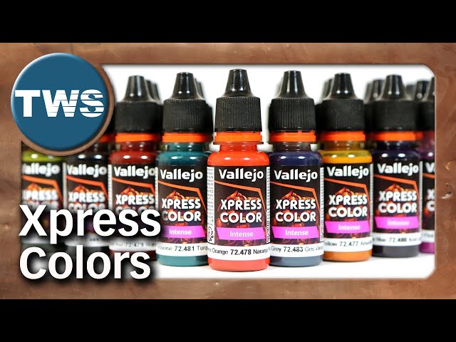 Review: all 36 NEW Xpress Colors from Vallejo incl. Intense shades (painting miniatures, paints,TWS)