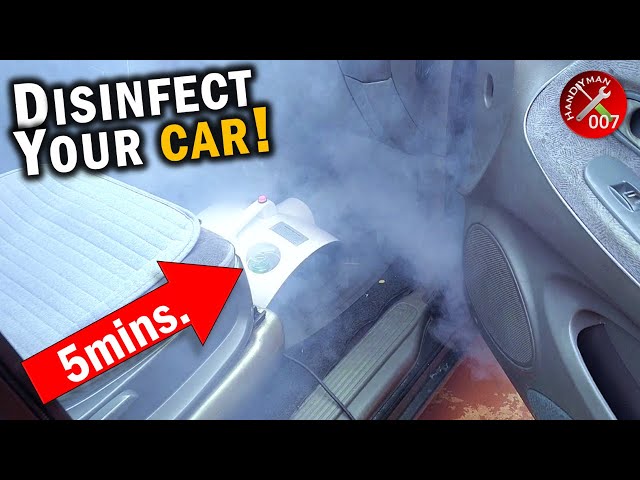 How to Disinfect Car Interior in 5 Mins | How to Sanitize Your Car at Home