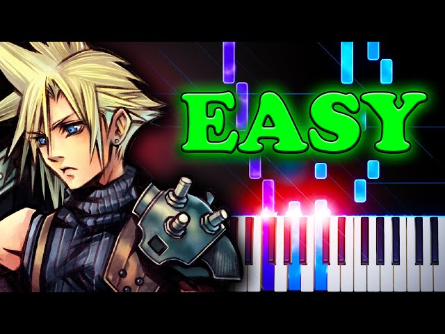 Final Fantasy Series Theme - EASY Piano Tutorial