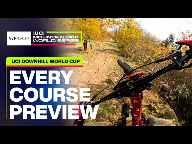 Every Downhill GoPro Course Preview of 2023 | WHOOP UCI Mountain Bike World Series