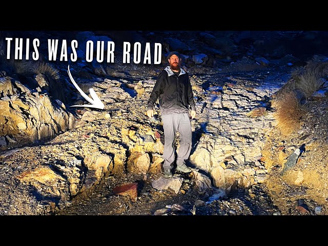 Death Valley Flood Destroyed Our Road...Now What?