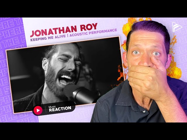 GOOD LAWWD!! Jonathan Roy - Keeping Me Alive (Live Acoustic Performance) REACTION