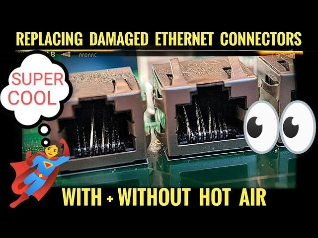 How To Replace Ethernet Connectors - 2 Great Ways /Soldering