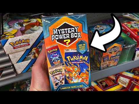 THEY'RE BACK! OPENING NEW POKEMON CARD MYSTERY POWER BOX FROM WALMART!