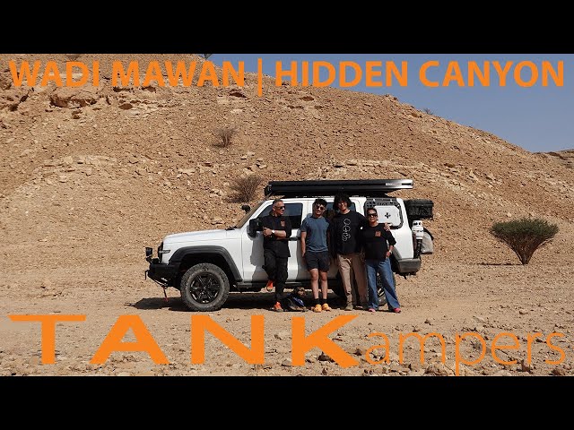 STALACTITES! Wadi Mawan and the Hidden Canyon in our TANK 300 مقرنصات! وادي موان والوادي المخفي