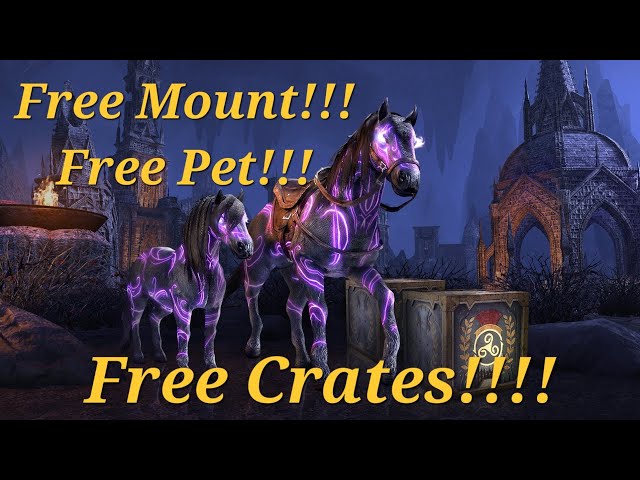 ESO - Do This To Unlock A FREE Mount, Pet & Crates!