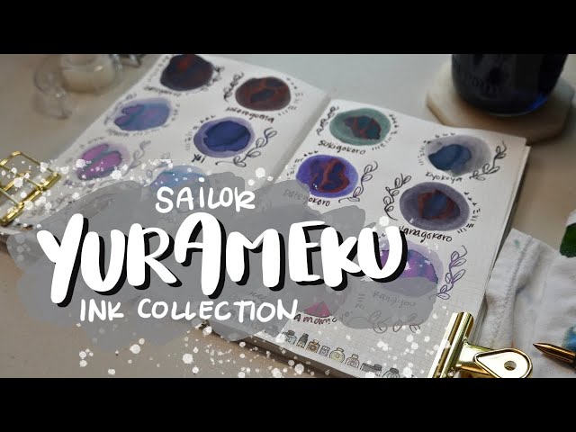 The Whole Sailor Yurameku Fountain Pen Ink Collection