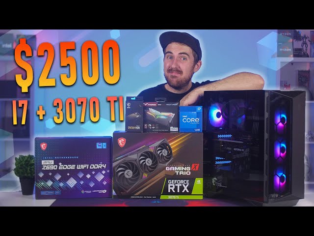 $2500 12700K + RTX 3070Ti Gaming PC Build With 1080p, 1440p & 4K Benchmarks