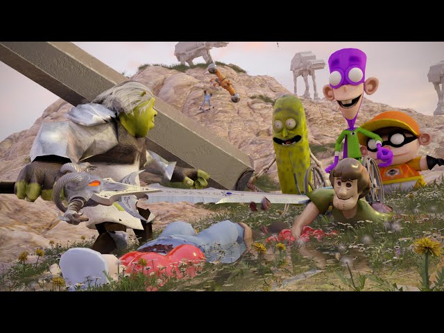 Shrek VS Pickle Rick: Shaggy`s Rescue