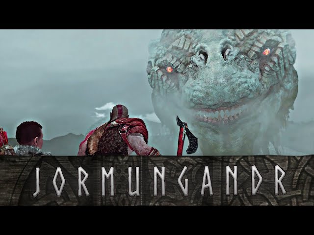 God of War - The Story of the World Serpent // All Jormungandr Scenes