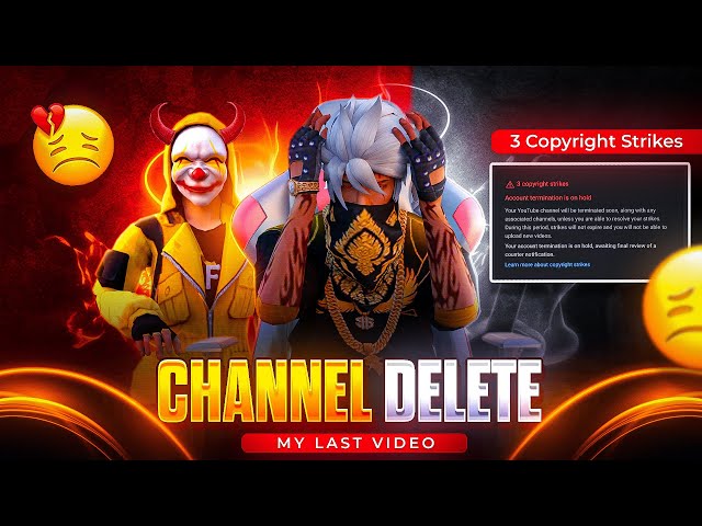 MY CHANNEL DELETED 😭 | LAST VIDEO ⚠️ We R Gamers