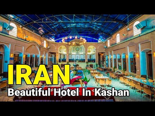 IRAN 4K - Amazing Hotel In Kashan | Negin Traditional Hotel / هتل سنتی نگین کاشان ایران