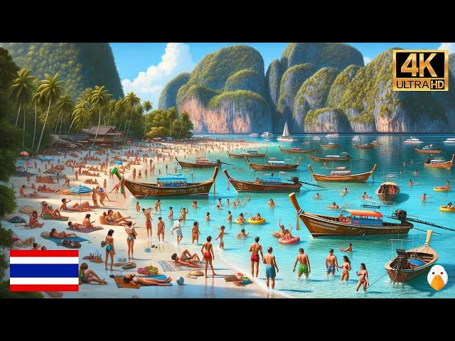 𝐏𝐡𝐢 𝐏𝐡𝐢 𝐢𝐬𝐥𝐚𝐧𝐝𝐬, 𝐓𝐡𝐚𝐢𝐥𝐚𝐧𝐝🇹🇭 The Most Beautiful Paradise Island in The World (4K HDR)