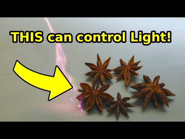 Controlling Light with High Voltage and Aniseed! The Kerr Effect!