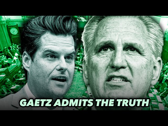 Matt Gaetz Told Colleagues He Ousted McCarthy To Stop The Ethics Investigation