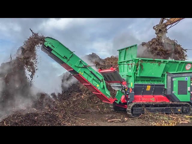 Amazing Fastest Mass Wood Chipping Machines Action, Dangerous Tree Shredder Stump Crusher Equipment