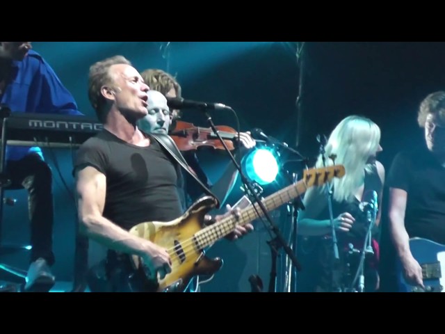 Sting "Every Breath You Take" in Edmonton July 24, 2016 Rock Paper Scissors Tour