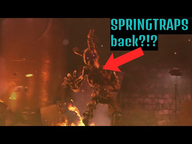 SPRINGTRAPS BACK in true ending for Five nights at Freddy's security Breach!!!