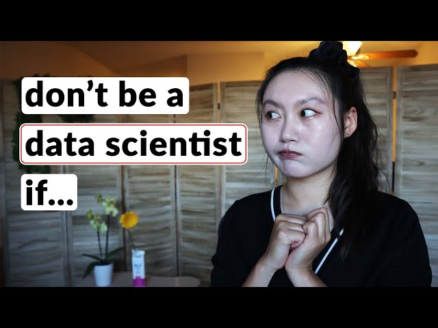 Why you should not be a data scientist
