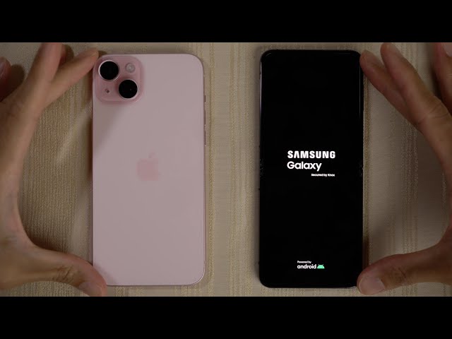 iPhone 15 Plus vs vs Samsung Z Flip 5 SPEED TEST! Which is BOSS?!