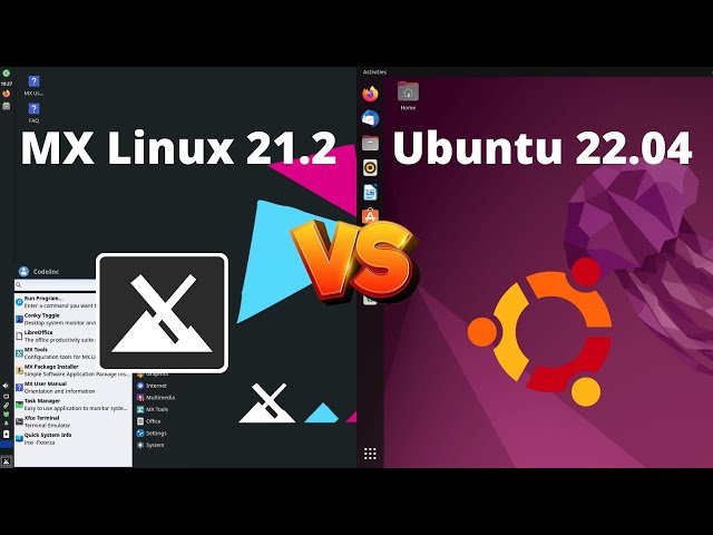 MX Linux 21.2 VS Ubuntu 22.04 LTS (RAM Consumption)