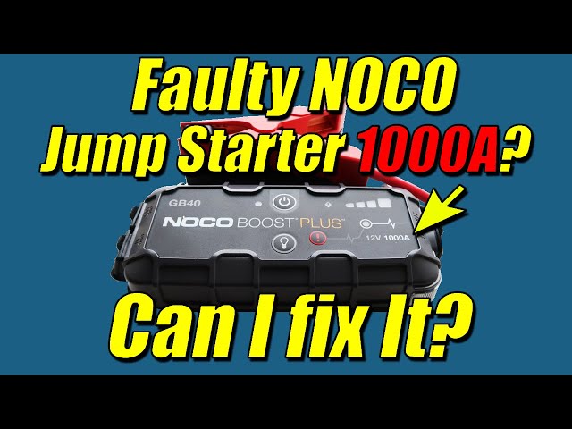Noco Boost Plus GB40 Lithium Jump Starter | Can I Fix It?