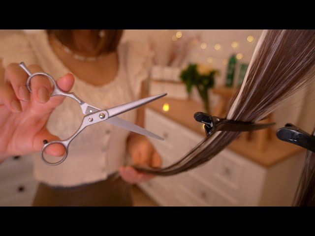 ASMR Relaxing Haircut✂️& Hair Treatment | Personal Attention | No Talking