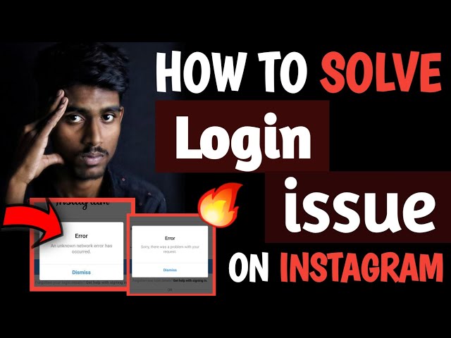 How To Solve An Unknown Network Error has occurred and Any Login issue in Instagram 2024