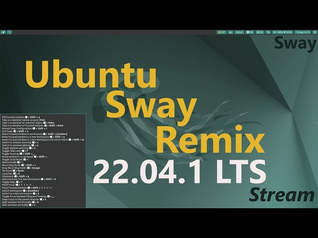 Ubuntu Sway Remix 22.04.1 LTS (Sway)