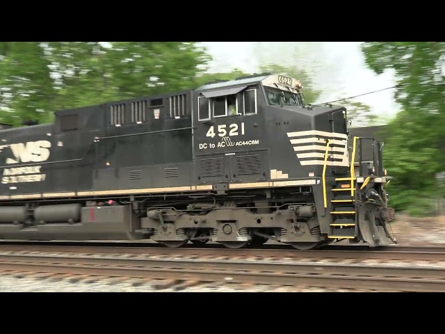 NORFOLK SOUTHERN GE AC44C6M Southbound Coil Steel Train