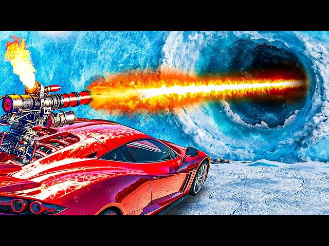 Cars vs 1,000 Layers of Ice in GTA 5