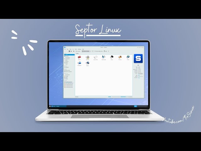 Septor Linux - Surfing the Internet Anonymously - Customised Kde Plasma Deskop and Tor Technologies