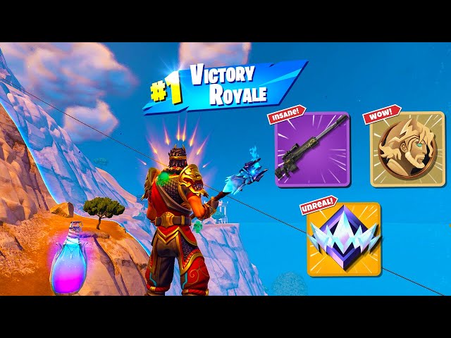 High Elimination Unreal Solo Ranked Zero Builds Win Gameplay (Fortnite Chapter 5 Season 2)
