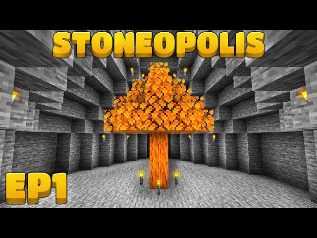 THE BEST STONEBLOCK MODPACK? EP1 | Minecraft Stoneopolis [Modded 1.20.1 Questing Stoneblock]