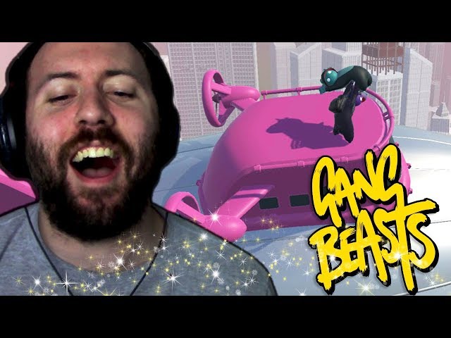 FLIP THE BLIMP!!! | Gang Beasts Online Funny Moments Part 27