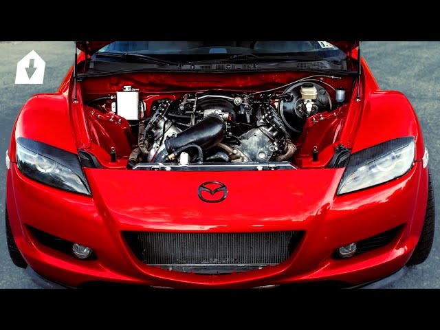 LS Swapped Mazda RX8 - Full Build in 10 Minutes!