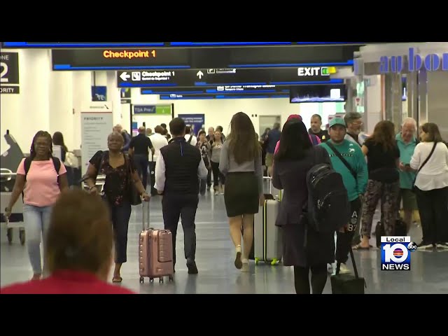 Airport officials in Miami-Dade, Broward expecting big travel numbers during holiday weekend