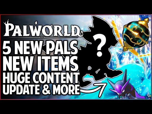 Palworld - 5 NEW PALS & ALL the New Content Coming Soon - BIG Datamine, Missing Items Found & More!