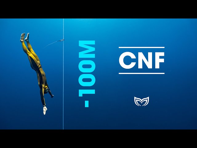 100m CNF Dive by Alexey Molchanov | CMAS World Record