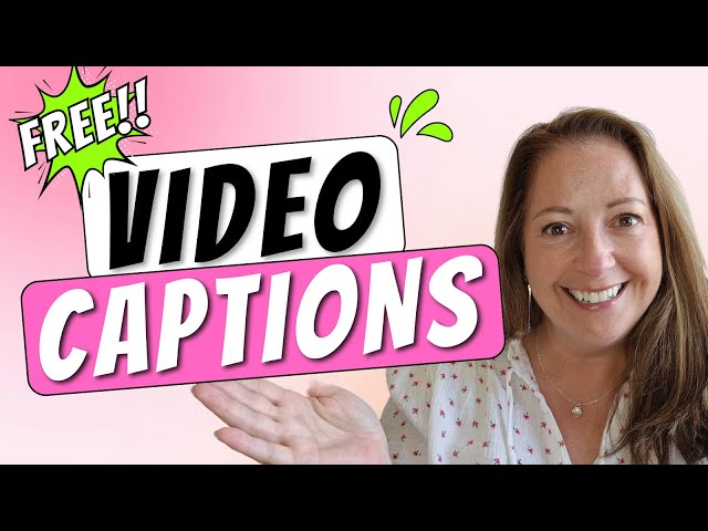 How to ADD CAPTIONS to a video in CANVA (Free!!) 🤩