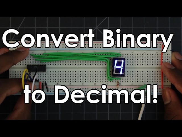 Convert Binary Numbers to Decimal | 8 Bit CPU